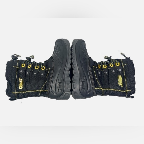 KODIAK CHARLIE GLO BOOTS W INSERT BLACK YELLOW size Youth 1 - Picture 6 of 10